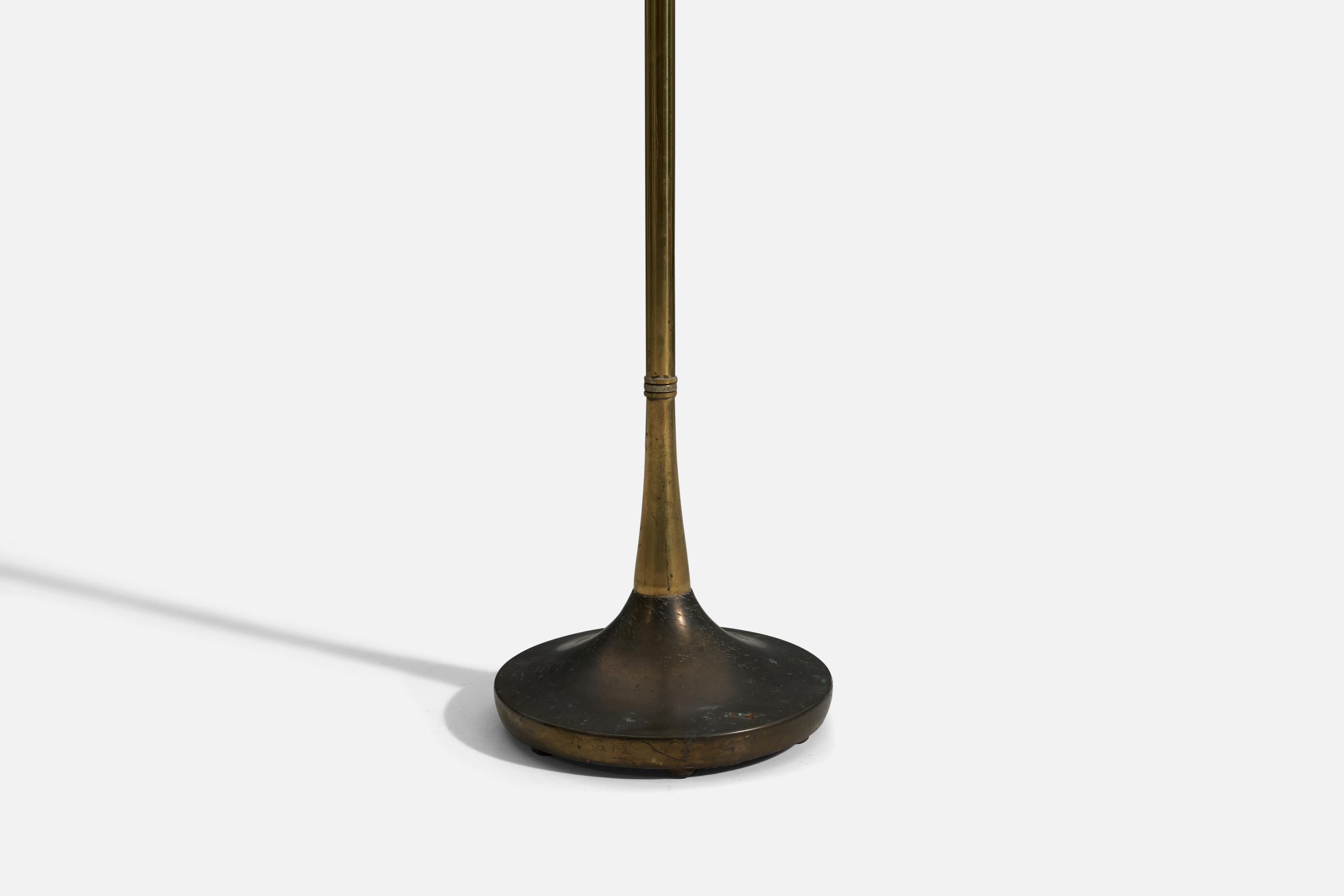 Mid-20th Century Lightolier 'Attribution', Floor Lamp, Brass, United States, 1950s