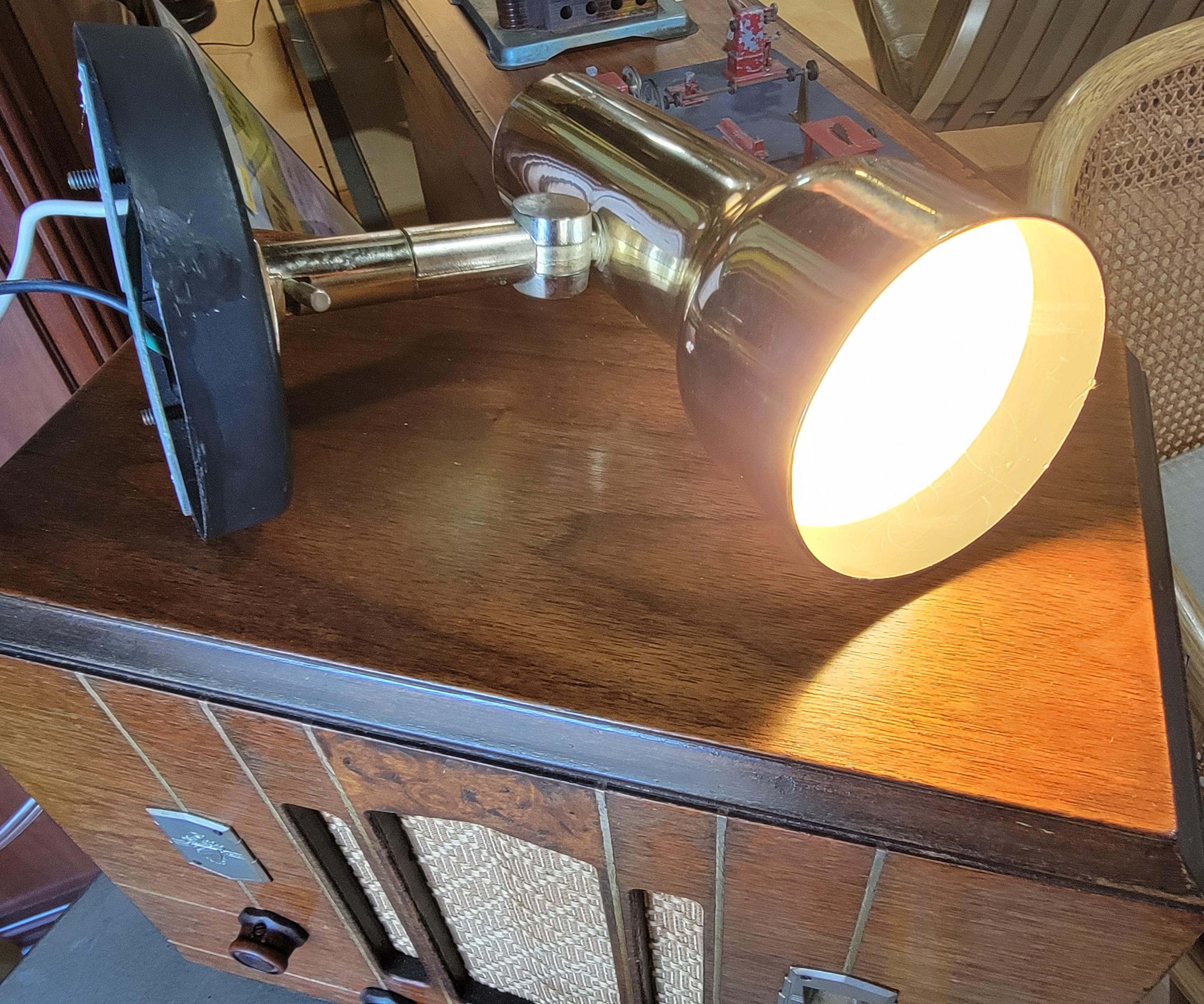 Lightolier Brass Wall Sconces A Pair For Sale 8