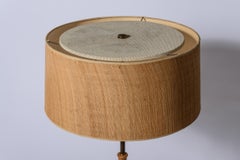 Lightolier Carved Wood Faux Bamboo Floor Lamp