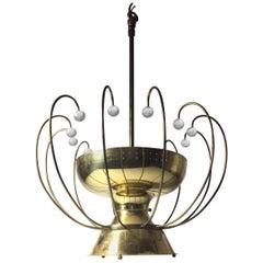 Lightolier Chandelier Ceiling Fixture Lamp