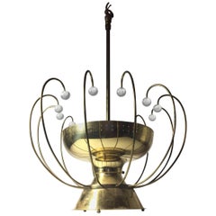 Lightolier Chandelier Ceiling Fixture Lamp 