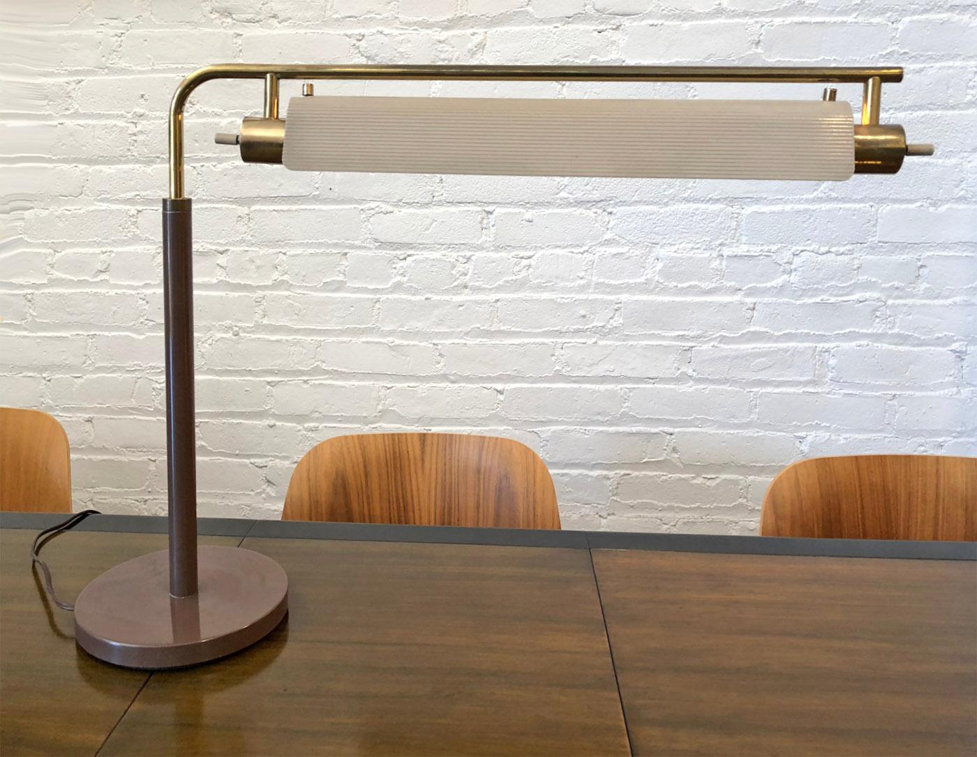 Lightolier Desk Lamp by Gerald Thurston In Good Condition In Los Angeles, CA