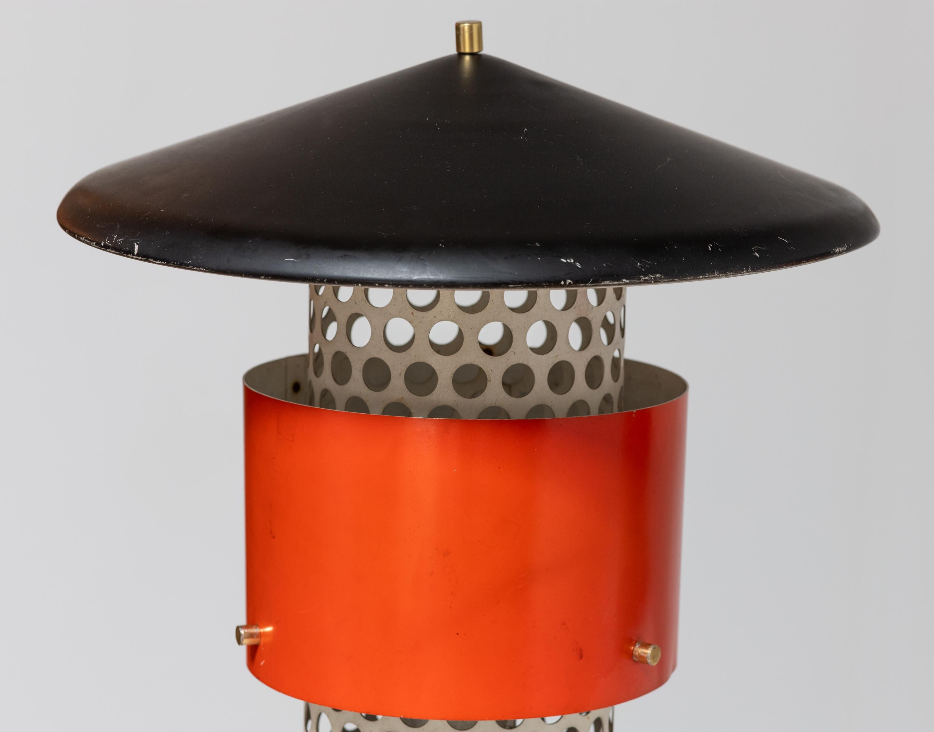 Lightolier Lytescape Perforierte Metall Laternen oder Lampen für den Außenbereich im Angebot 3