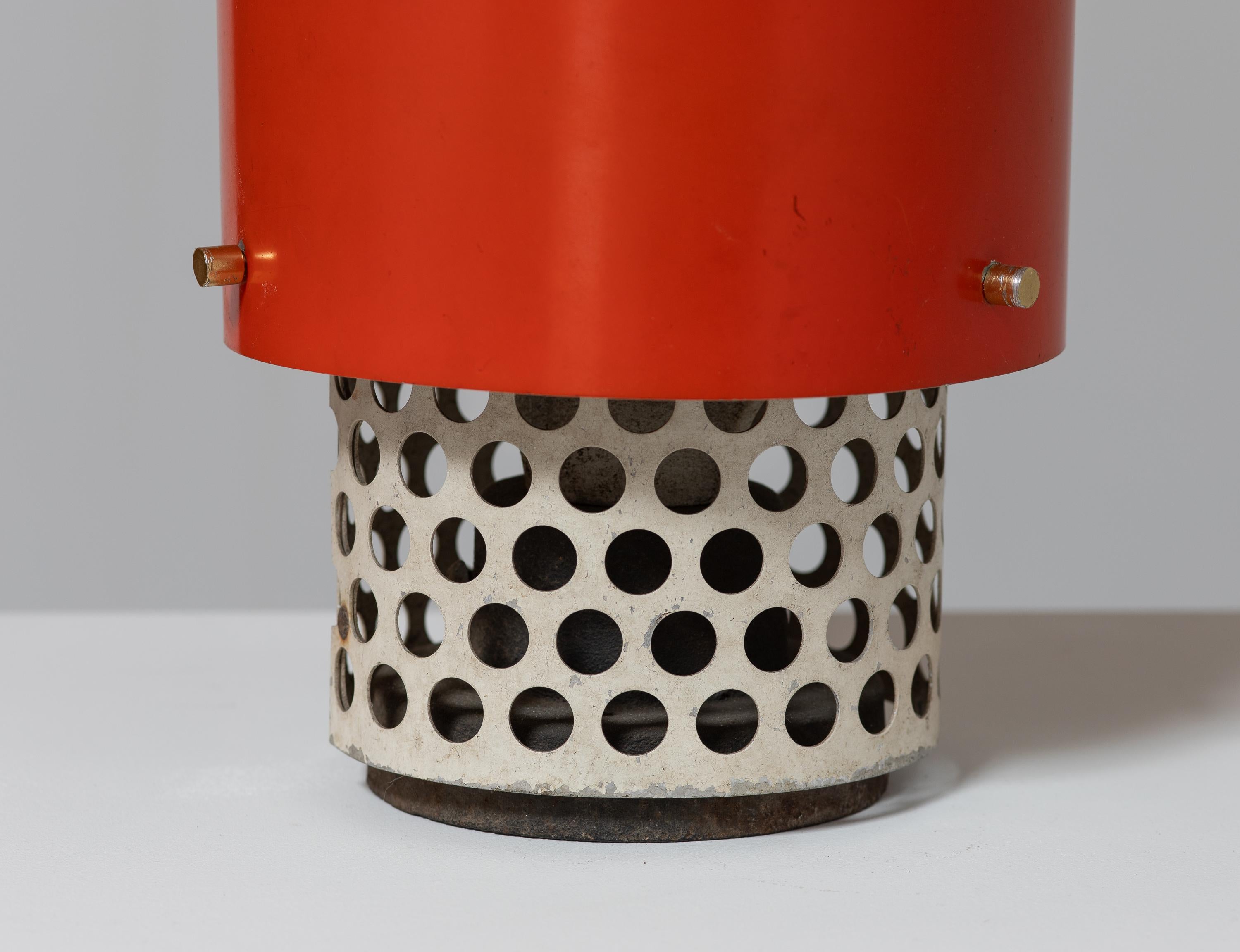 Lightolier Lytescape Perforated Metal Outdoor Lanterns or Lamps For Sale 2