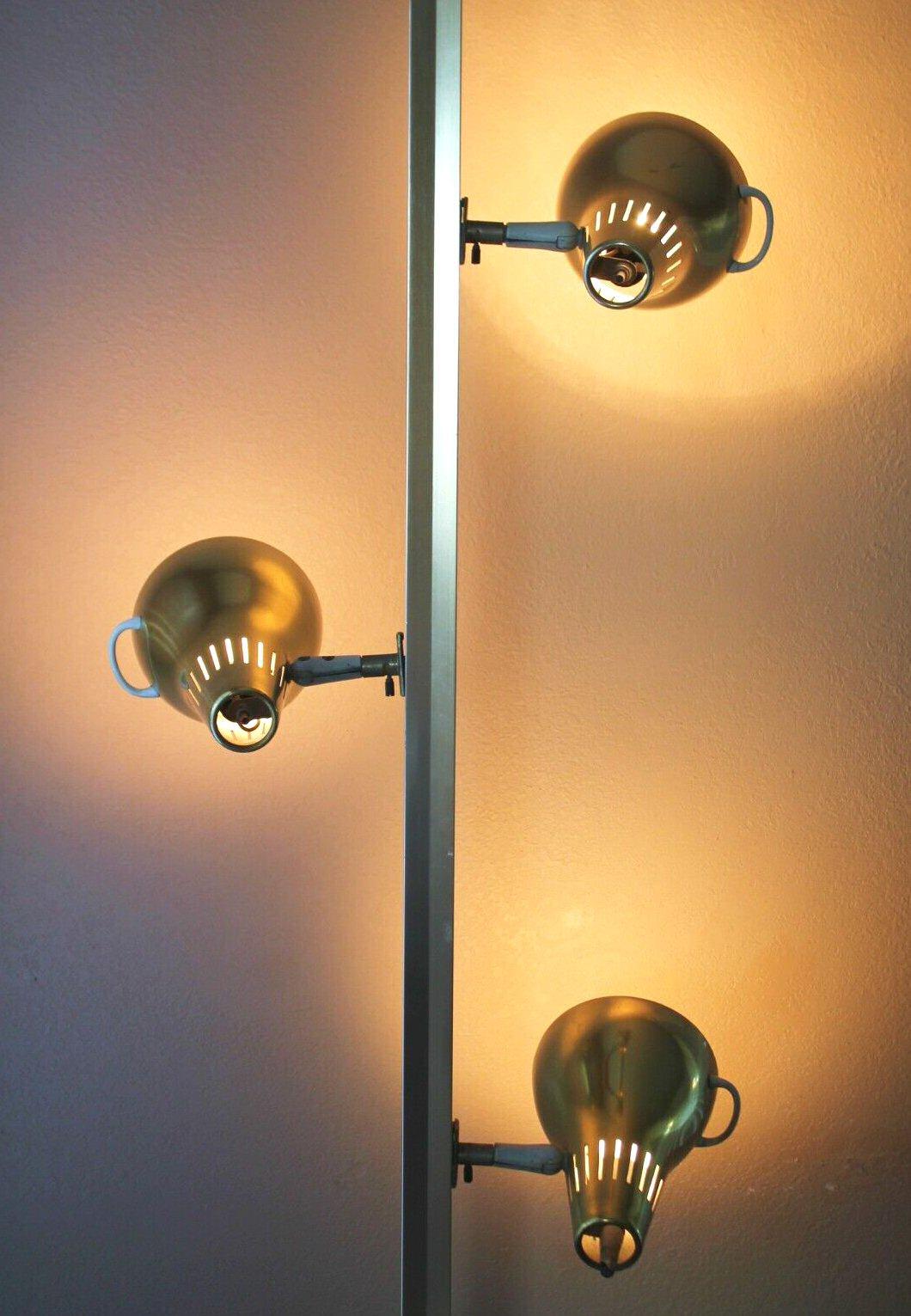 20ième siècle Lampe à tension Lytespan de Lightolier Mid Century Modern 1950s Gerald Thurston en vente
