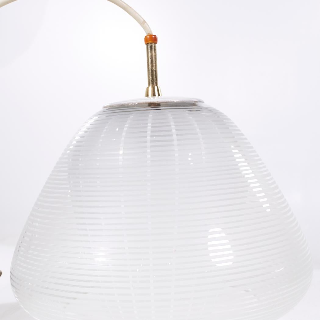 Lightolier - Lampada a sospensione in vetro del Medioevo In condizioni buone in vendita a Countryside, IL