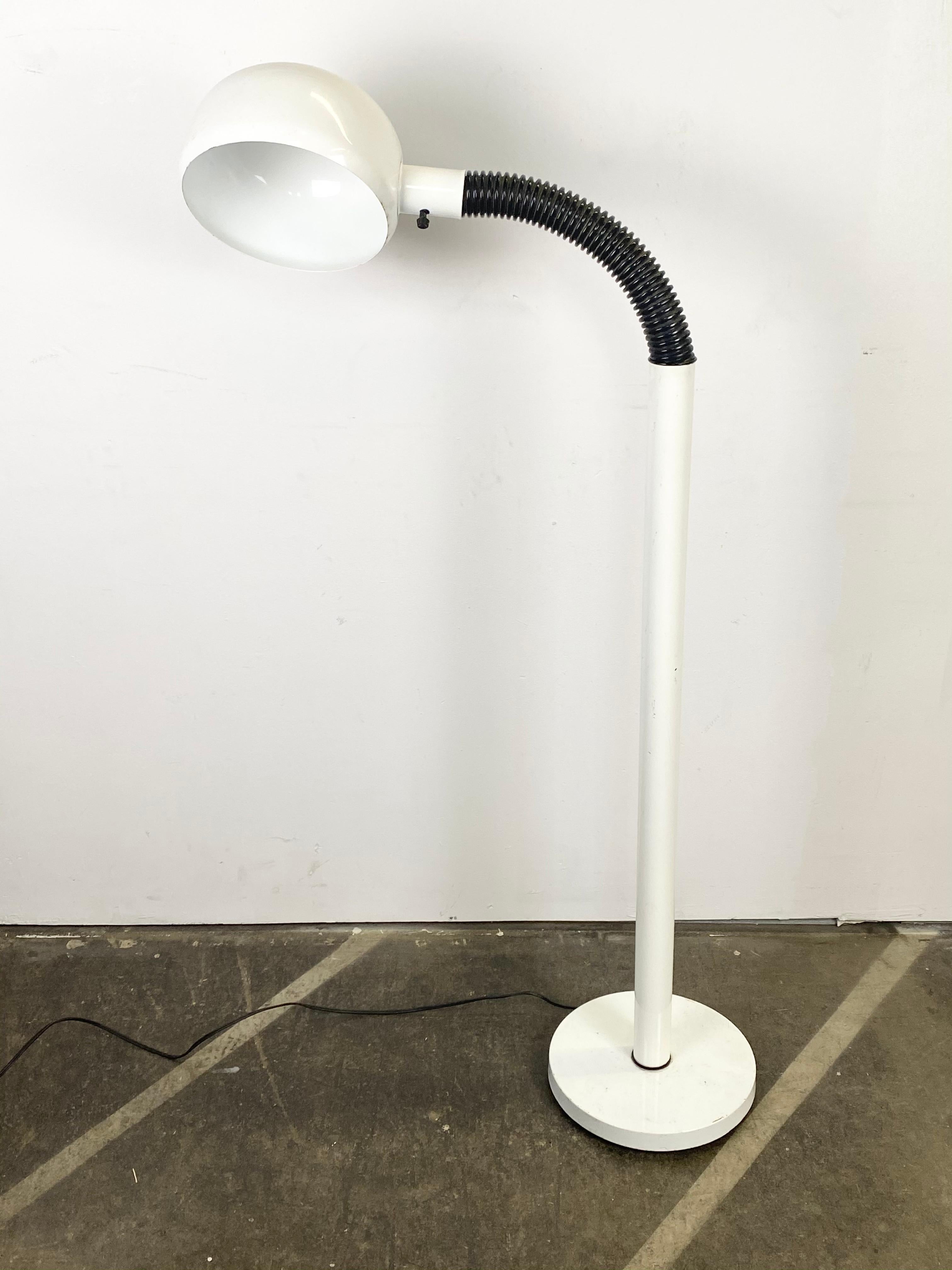 American Lightolier Modern Gooseneck Floor Lamp