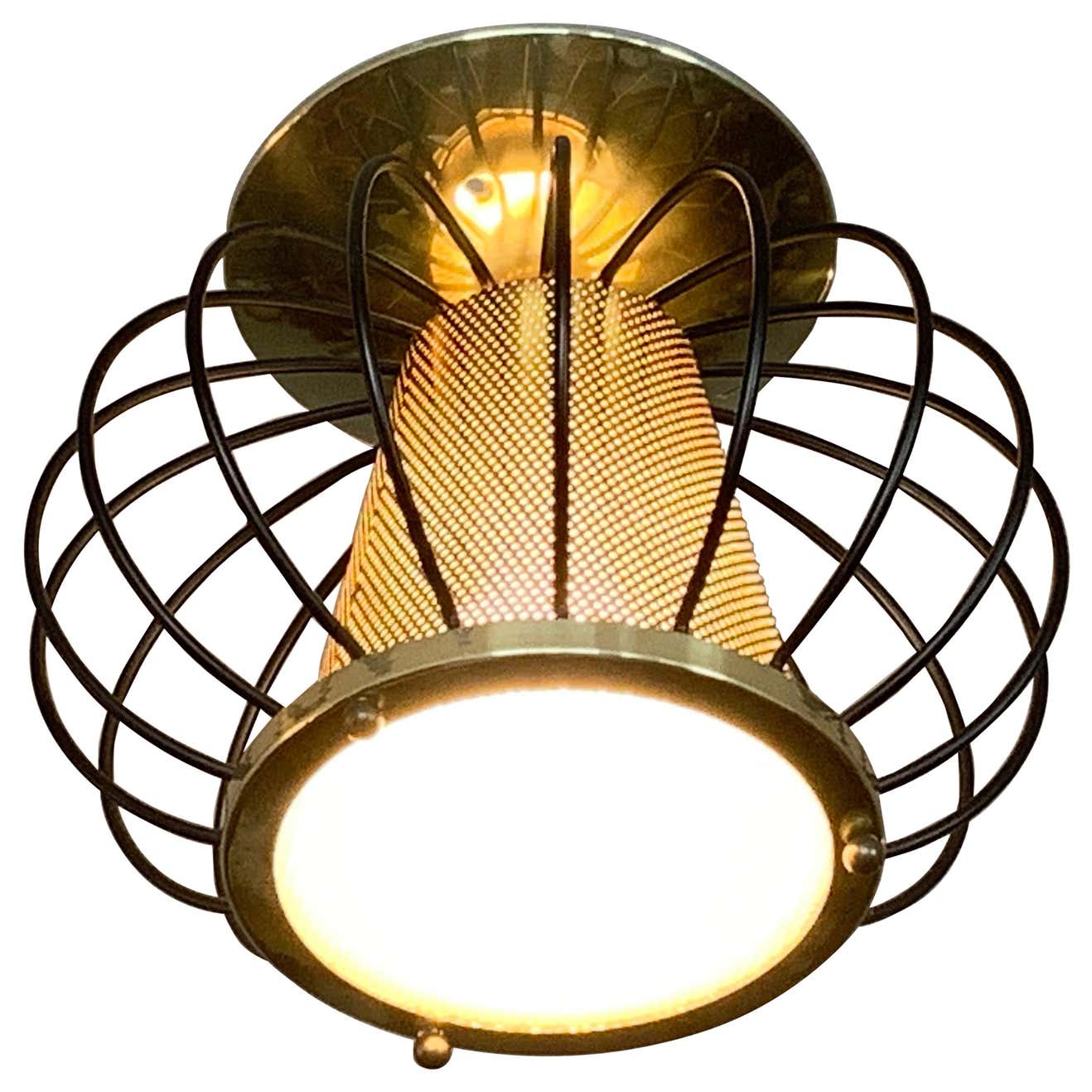 Lightolier Pendant Chandelier For Sale at 1stDibs