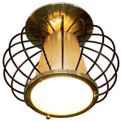 Petit lustre à suspension Lightolier