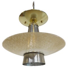 Retro Lightolier Pendant Gerald Thurston