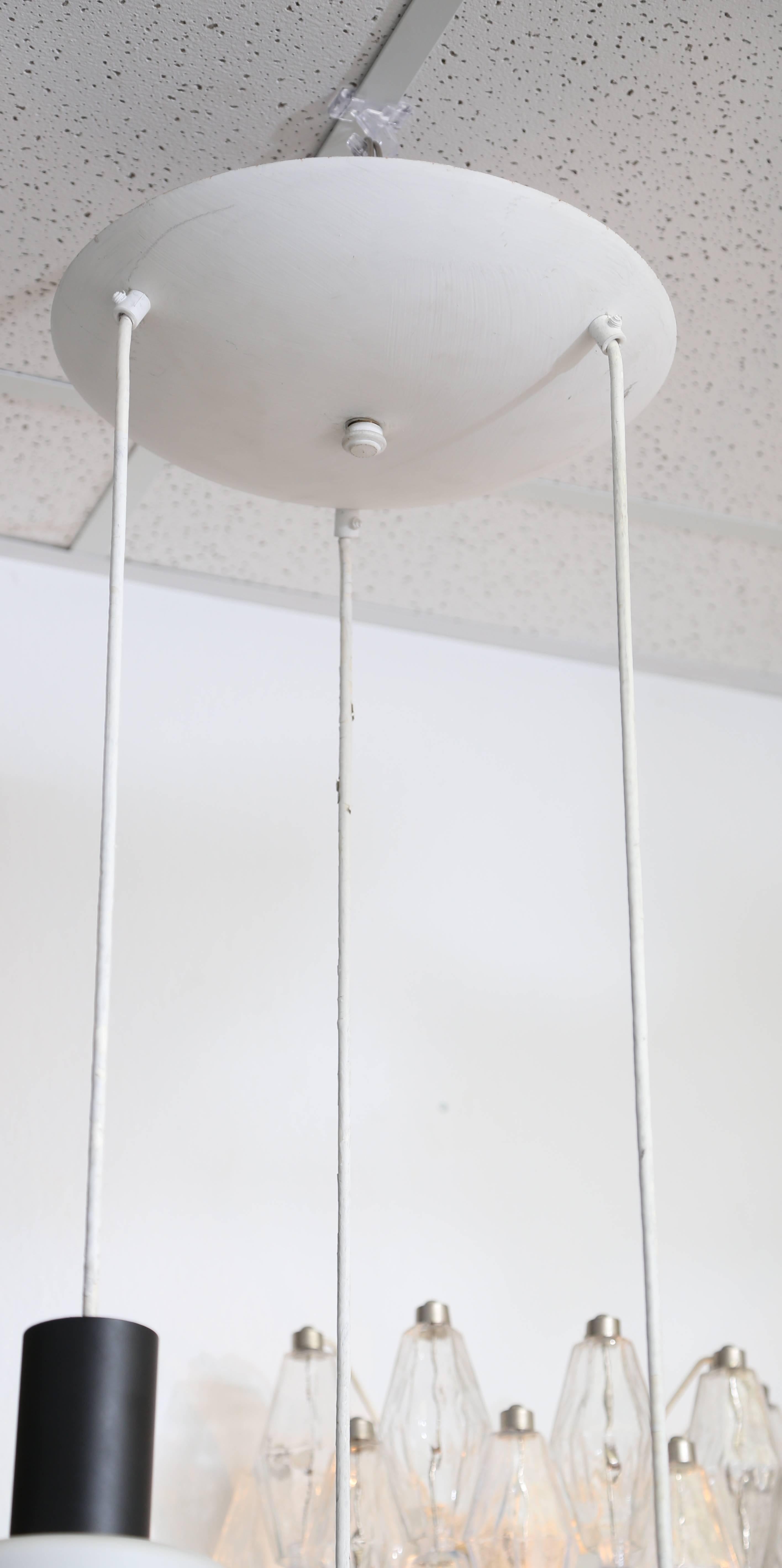 American Lightolier Pendant Lamp Hanging Fixture For Sale