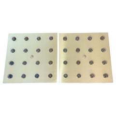 Lightolier Quadratische Deckenleuchte aus Messing (6 verfügbar)