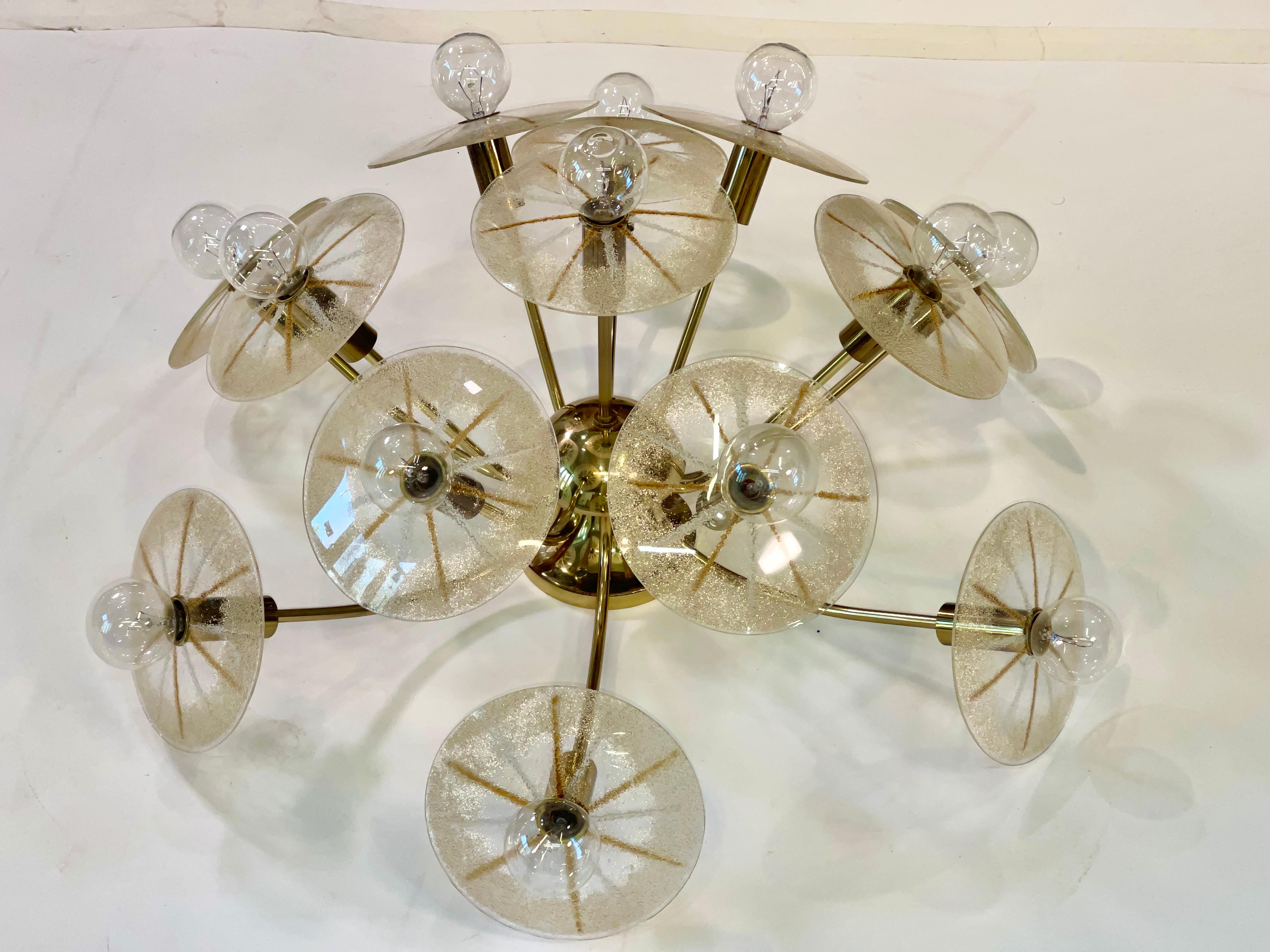 sunburst ceiling light