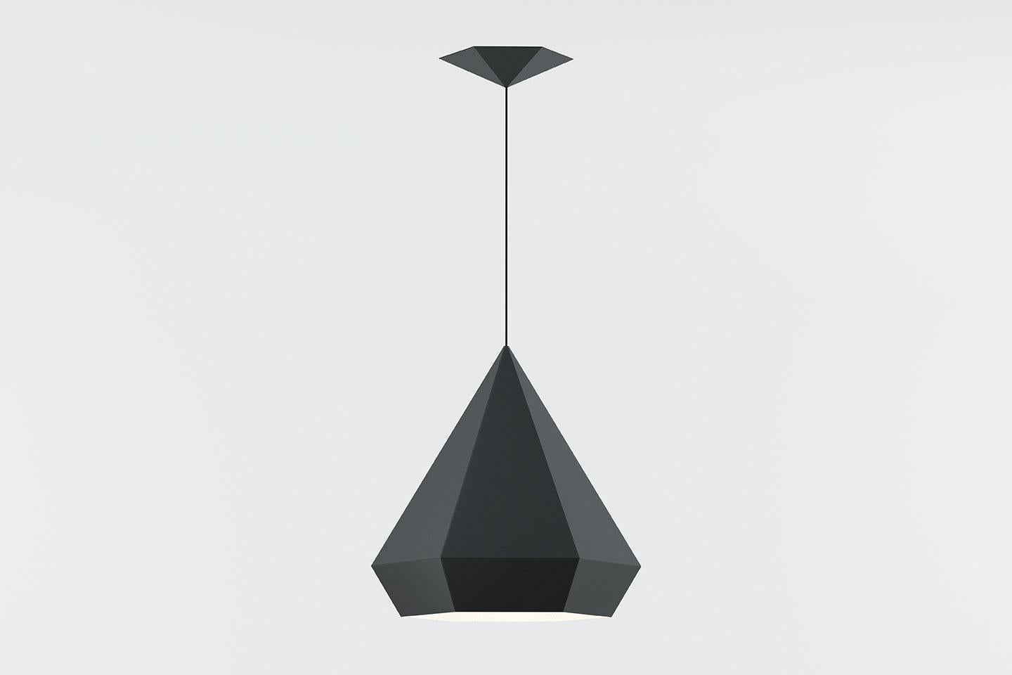 Allemand Lampe à suspension en diamants Lightsand de Sebastian Scherer en vente