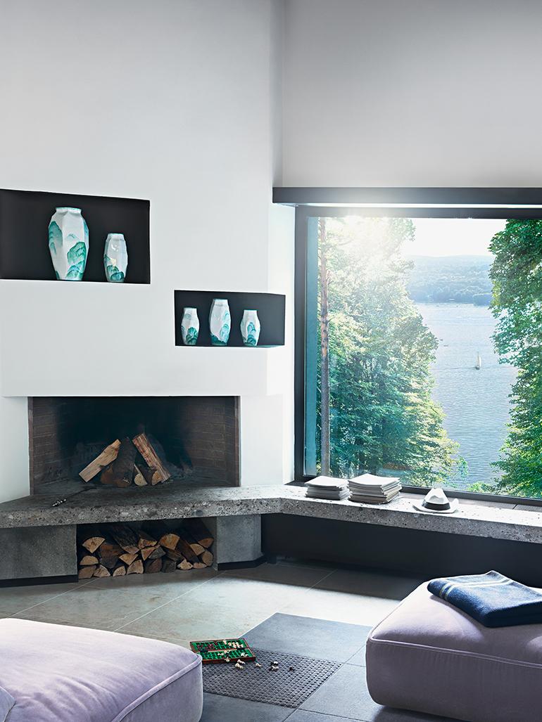 Tedesco Lightscape di Ruth Gurvich Nymphenburg Porcelain dipinto a mano Lightscape in vendita