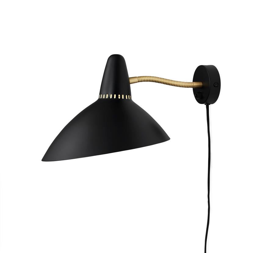 Lightsome Black Noir Wall Lamp by Warm Nordic
Dimensions: D25 x W33 x H22 cm
Material: Lacquered steel, Solid brass
Weight: 0.6 kg
Also available in different colours. Please contact us.


A wall light with an elegantly shaped wide shade by