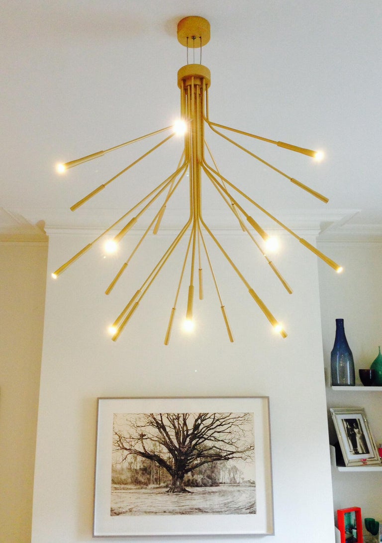 Lightweight Chandelier by Tom Kirk Lighting London For Sale at 1stDibs