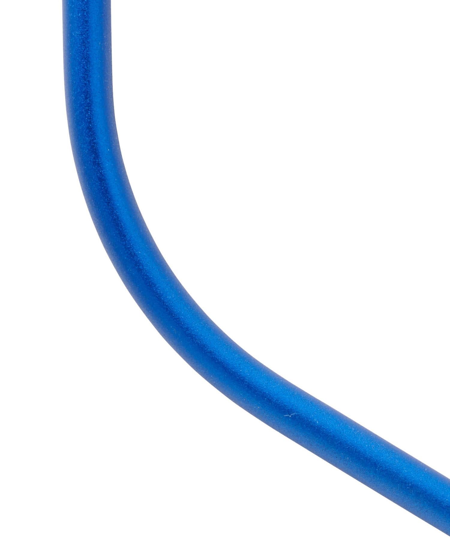 XXI secolo e contemporaneo Lampadario leggero con finitura blu anodizzata satinata, certificato UL da Tom Kirk in vendita