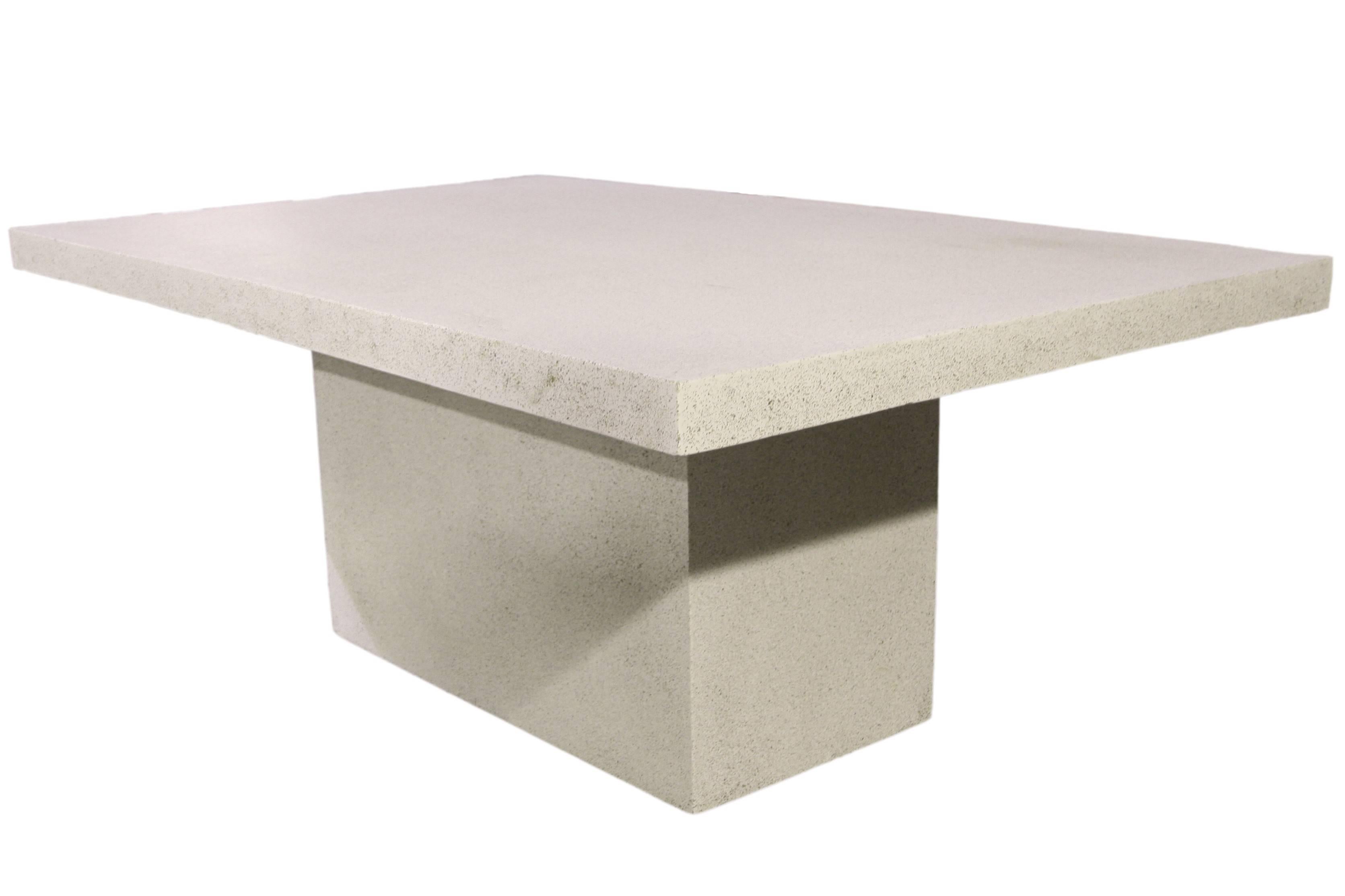 Lightweight Outdoor Dining Table In Natural Concrete By Zachary A Lightweight Outdoor Dining Table In Natural Concrete By Zachary A Design For At 1stdibs