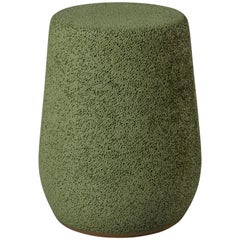 Sgabello e tavolino 'Lightweight Porcelain' di Djim Berger - Golden Green