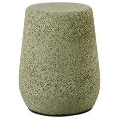 'Lightweight Porcelain' Stool and Side Table by Djim Berger - Yellow Green