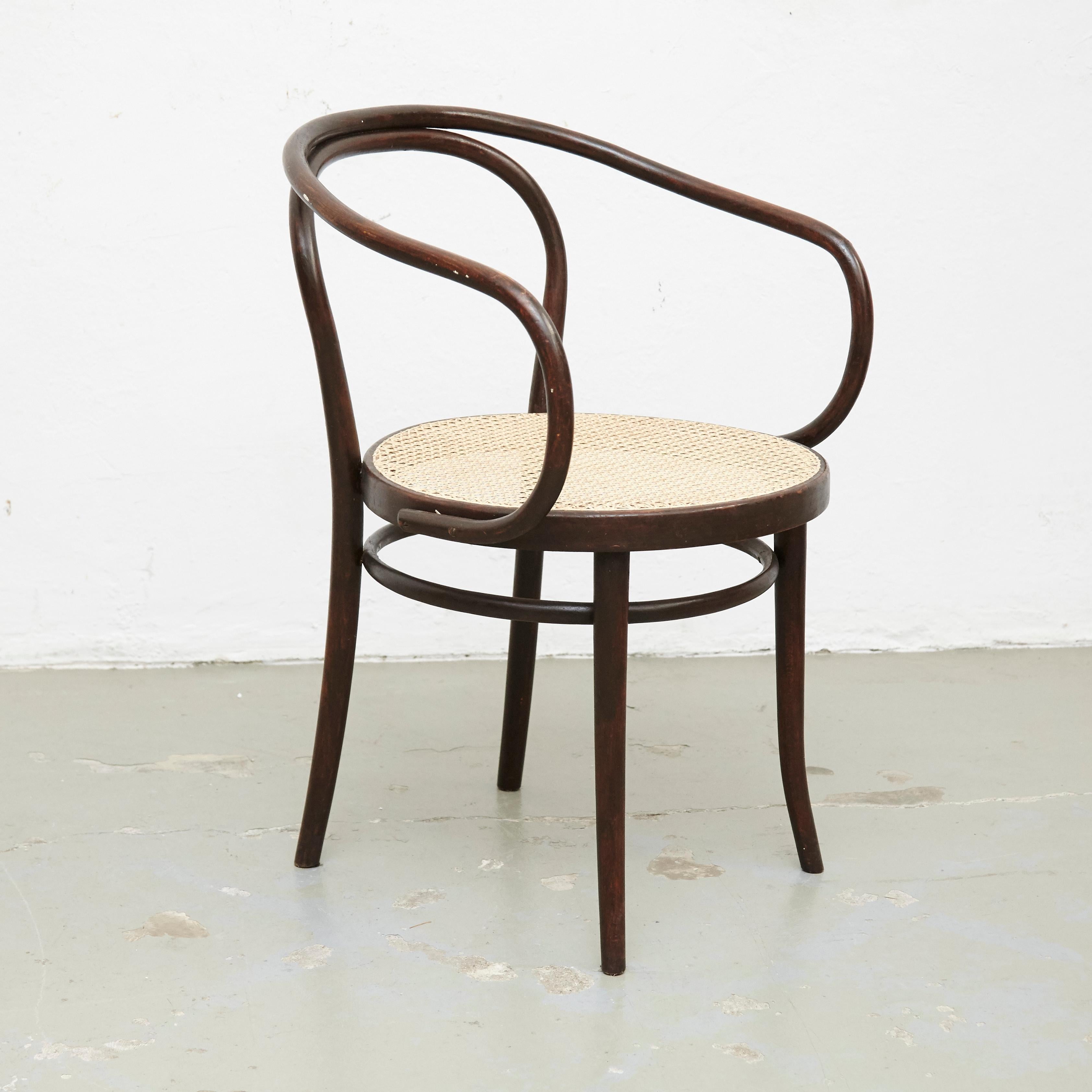Fauteuil en bois cintré Ligna B9 / 209, vers 1940 7