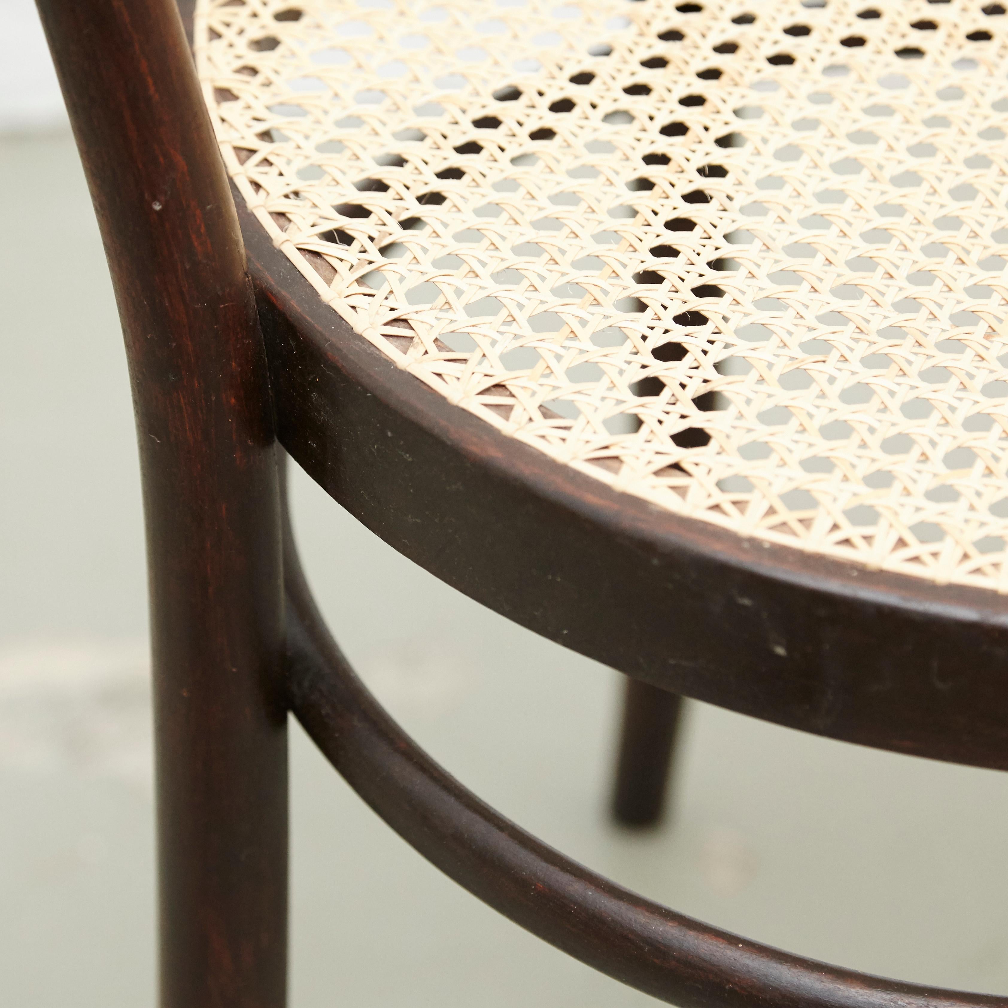 Milieu du XXe siècle Fauteuil en bois cintré Ligna B9 / 209, vers 1940