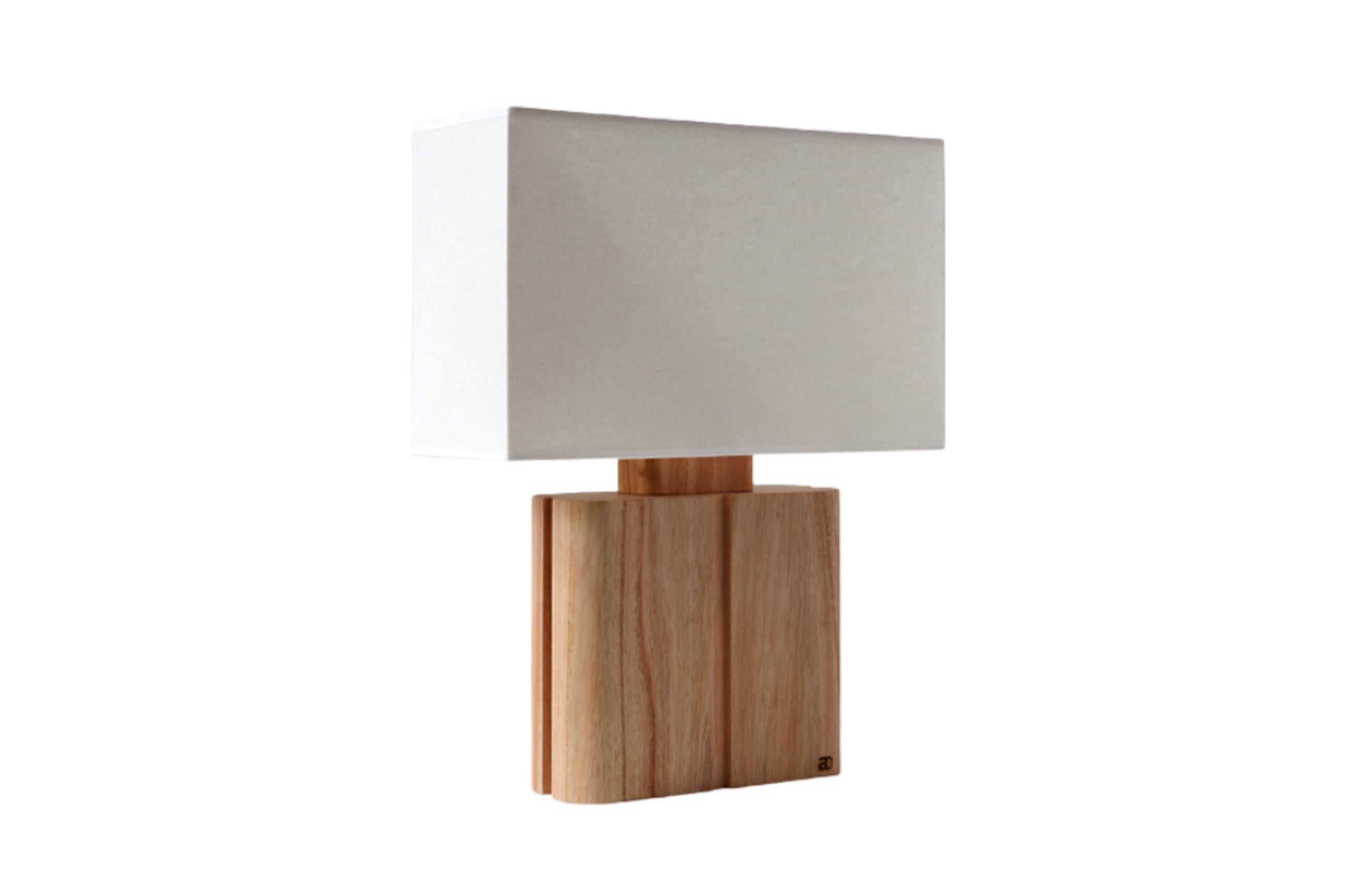 wood base table lamps
