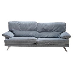 Ligne Roset 3-Seater Sofa in Light Blue Fabric