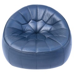 Ligne Roset Fauteuil pivotant tout cuir Ottoman