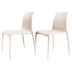Ligne Roset Grey Petra Dining Chairs by Claudio Dondoli & Marco Pocci (Set of 2)
