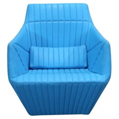 Ligne Roset Blue Facett Armchair by R. & E. Bouroullec