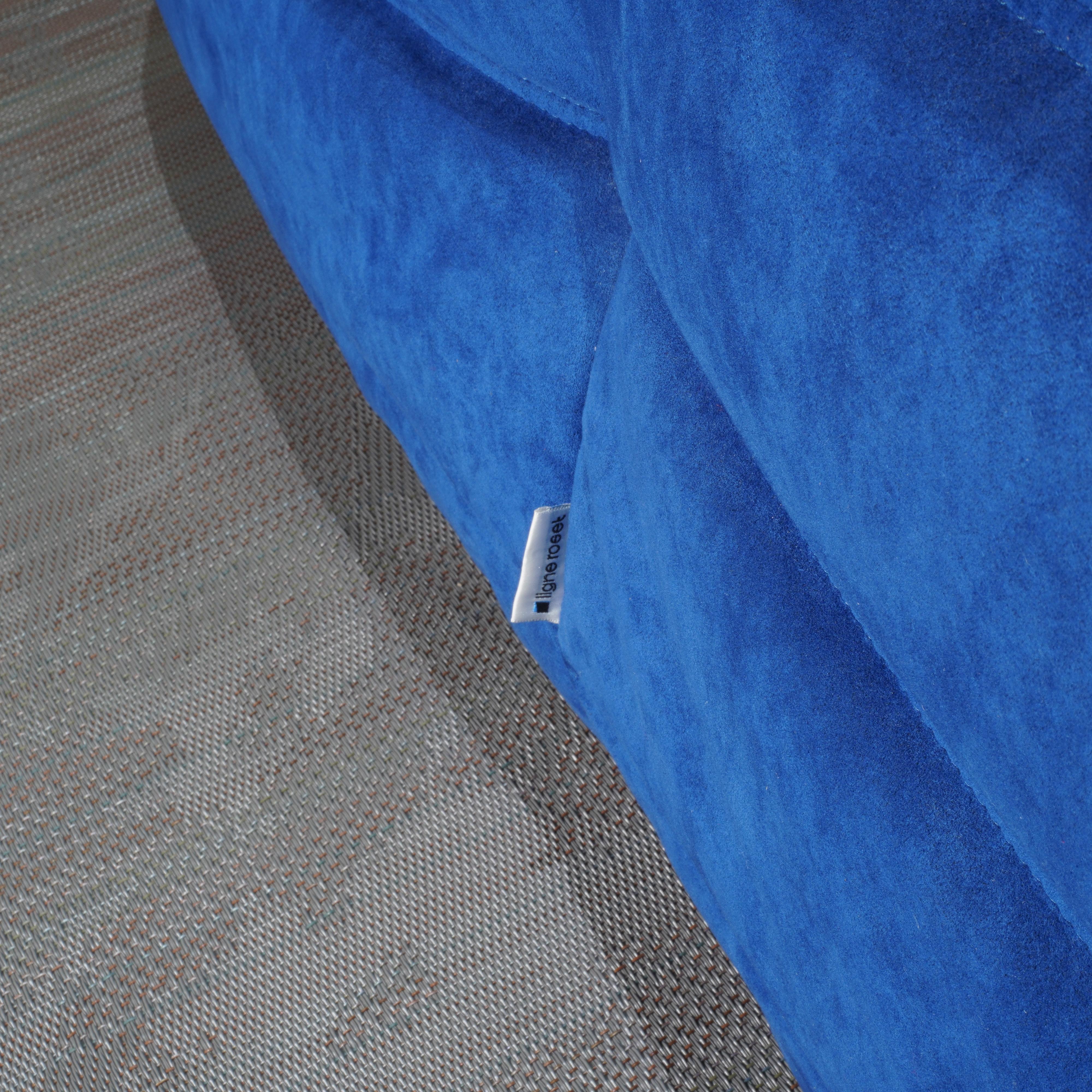 Ligne Roset Blue Togo Armchair by Michel Ducaroy 2