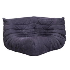 Ligne Roset Blue Togo Corner Sofa by Michel Ducaroy