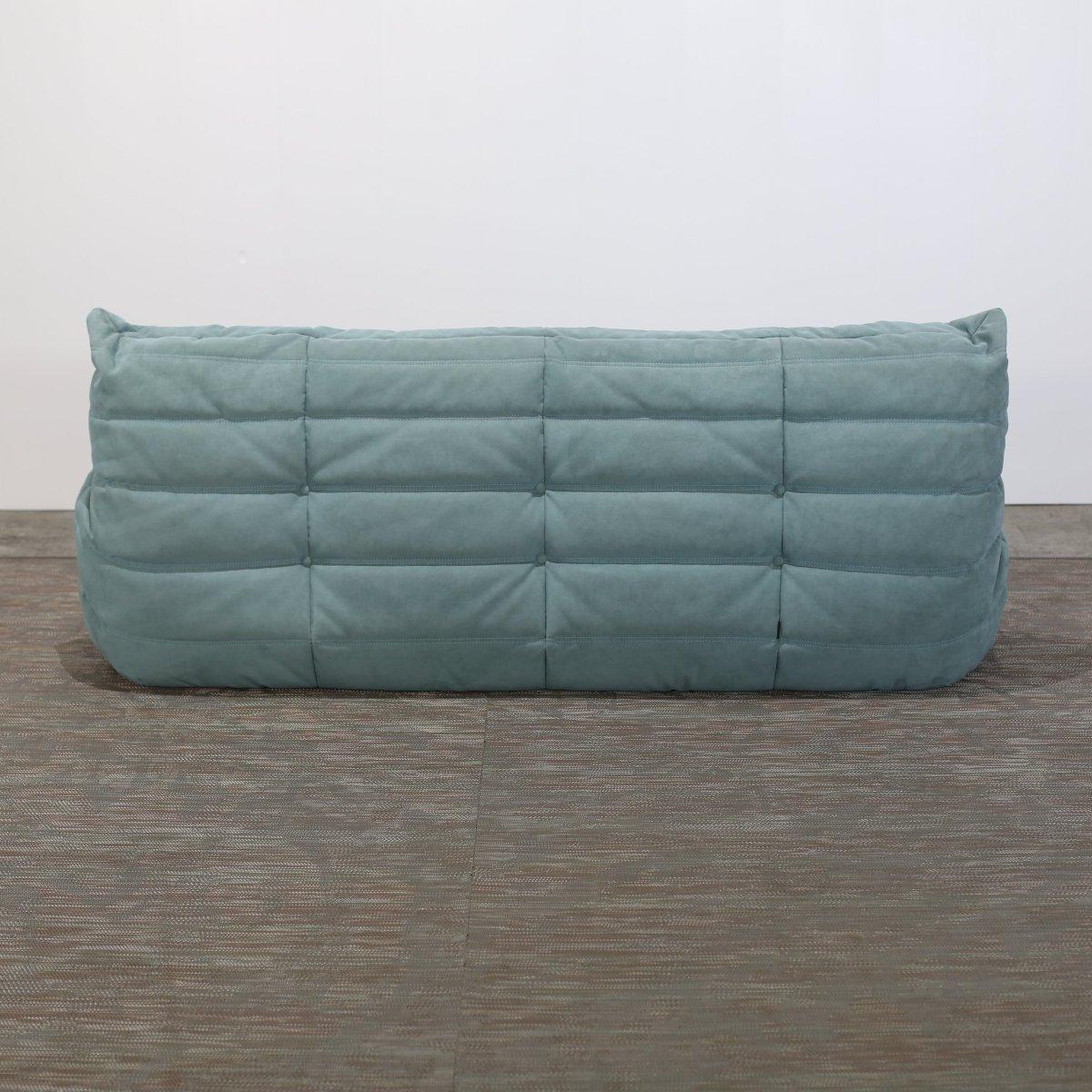 Ligne Roset Blue Togo Three Seater For Sale 2