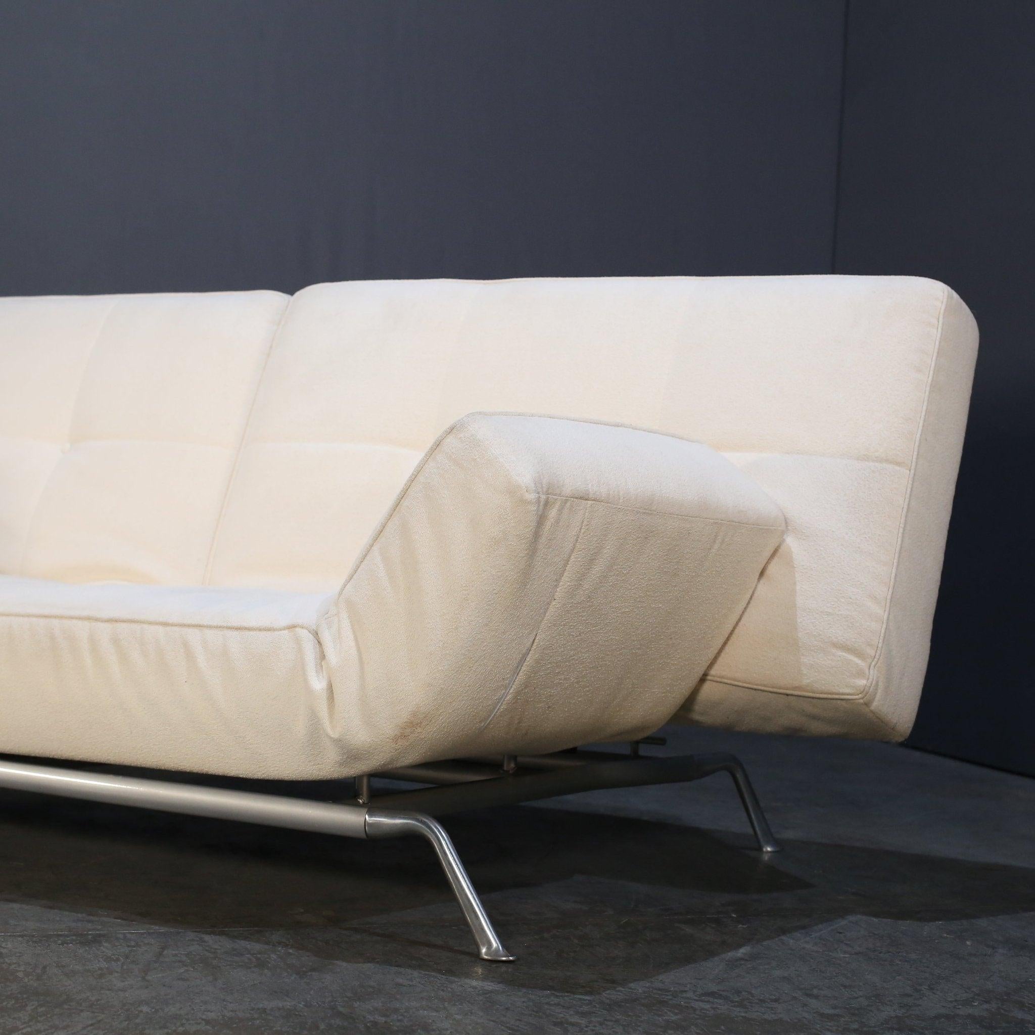 Modern Ligne Roset Boucle Fabric Smala Sofa by Pascal Mourgue