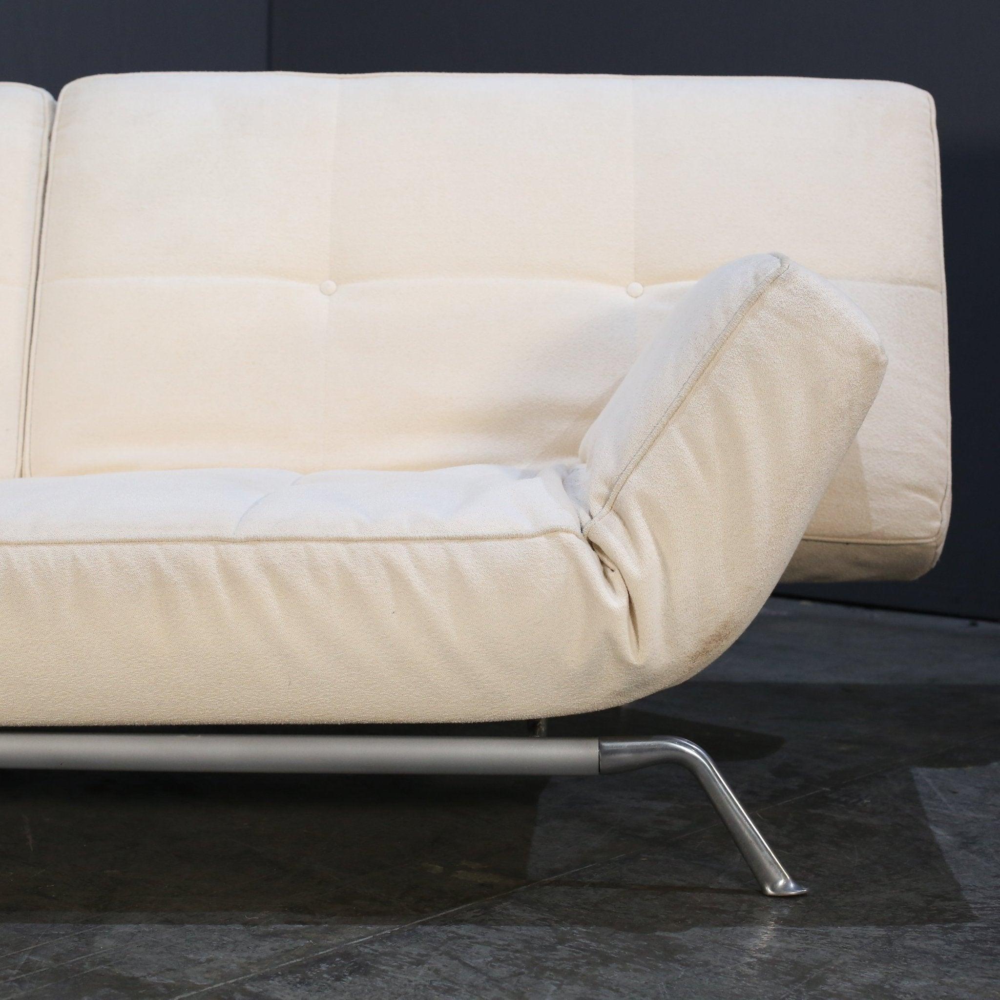 French Ligne Roset Boucle Fabric Smala Sofa by Pascal Mourgue