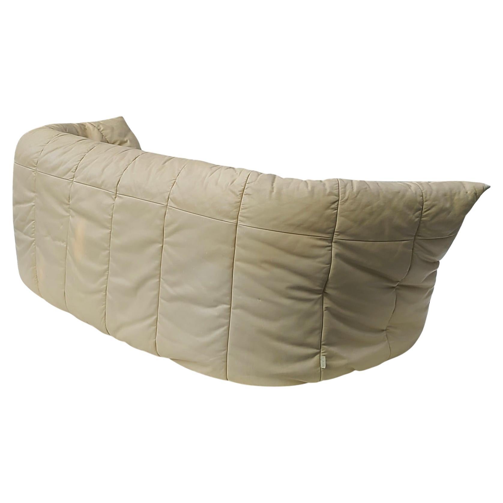 Ligne Roset Brigantin Leather Sofa Michel Ducaroy en vente 7