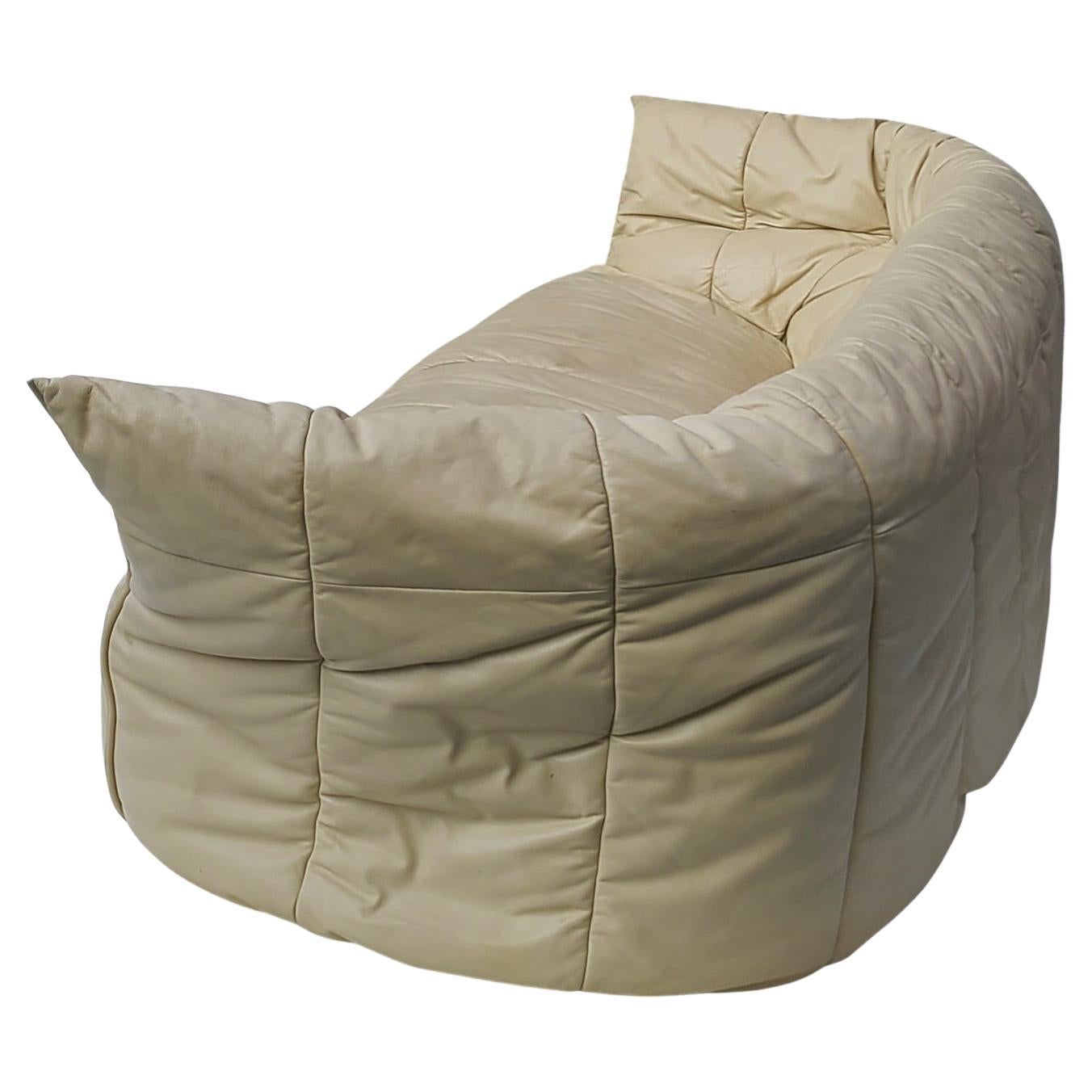 Ligne Roset Brigantin Leather Sofa Michel Ducaroy en vente 8