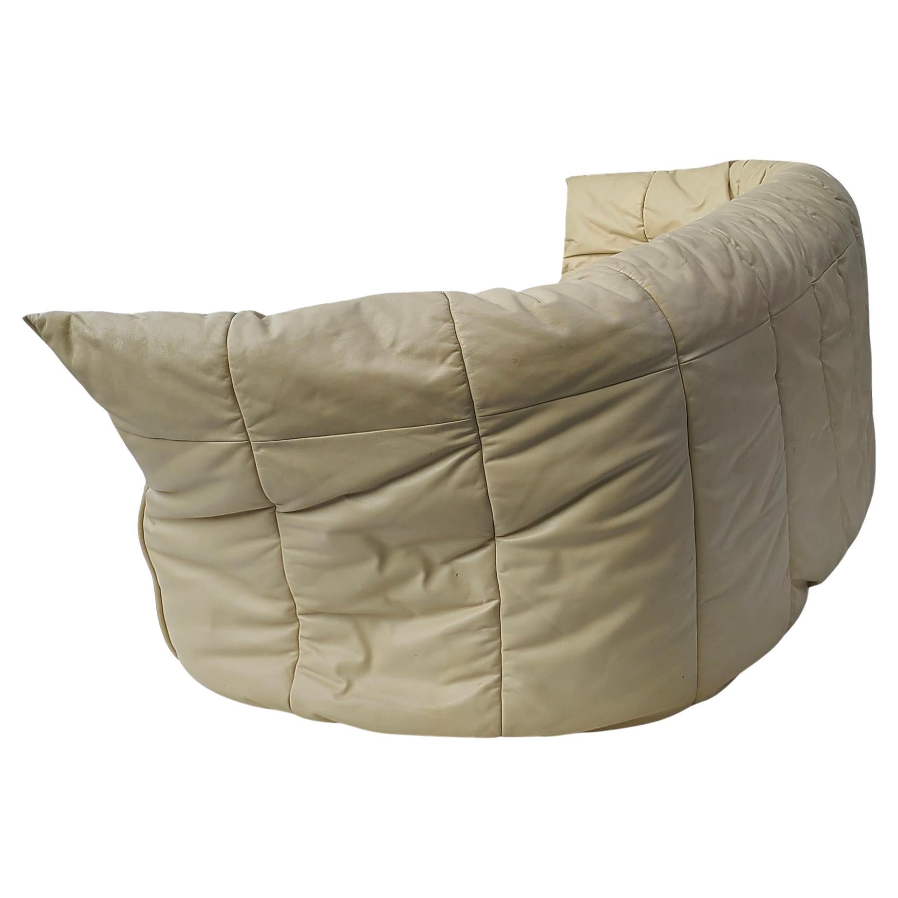 Ligne Roset Brigantin Leather Sofa Michel Ducaroy en vente 9