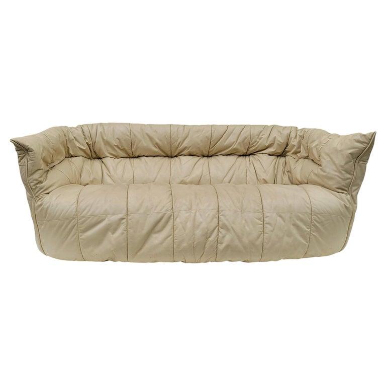 Ligne Roset Brigantin Leather Sofa Michel Ducaroy