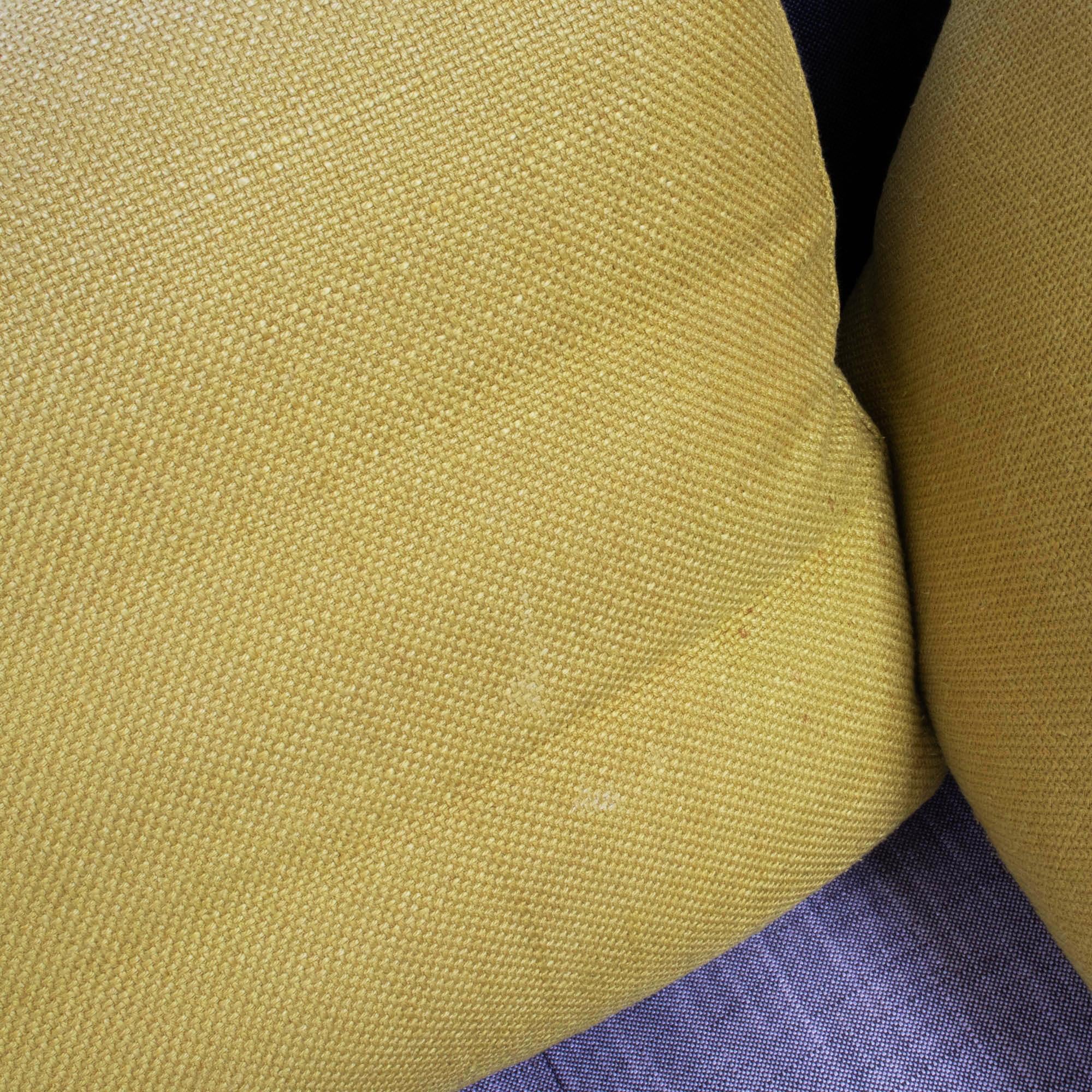 Ligne Roset by Didier Gomez Feng Grey and Yellow Three-Seat Feng Sofa, 2004 9