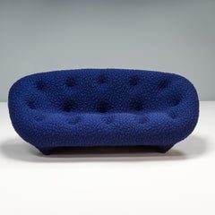 Ligne Roset by Erwan & Ronan Bouroullec Sofá Ploum Respaldo Alto Azul