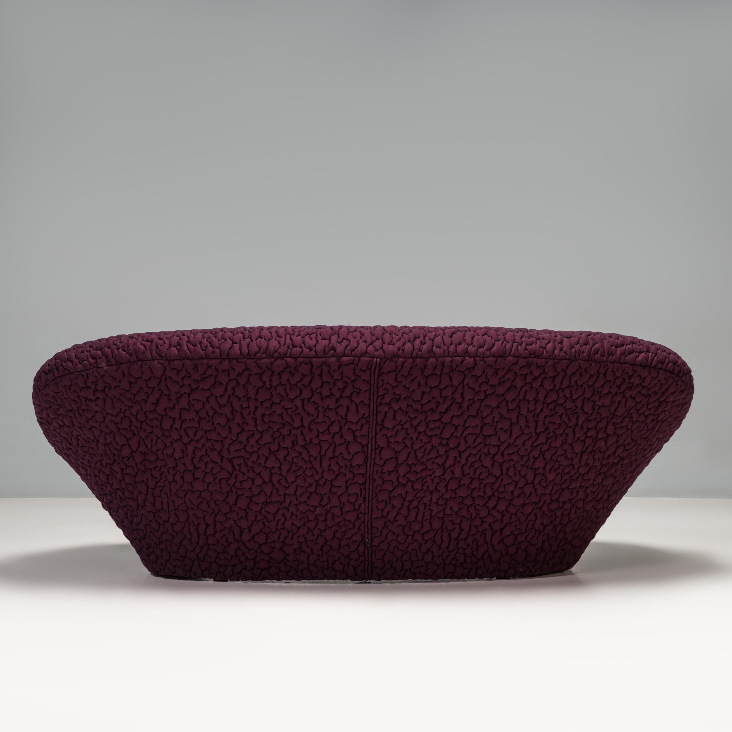 Ligne Roset by Erwan & Ronan Bouroullec Ploum High Back Purple Sofa In Excellent Condition In London, GB