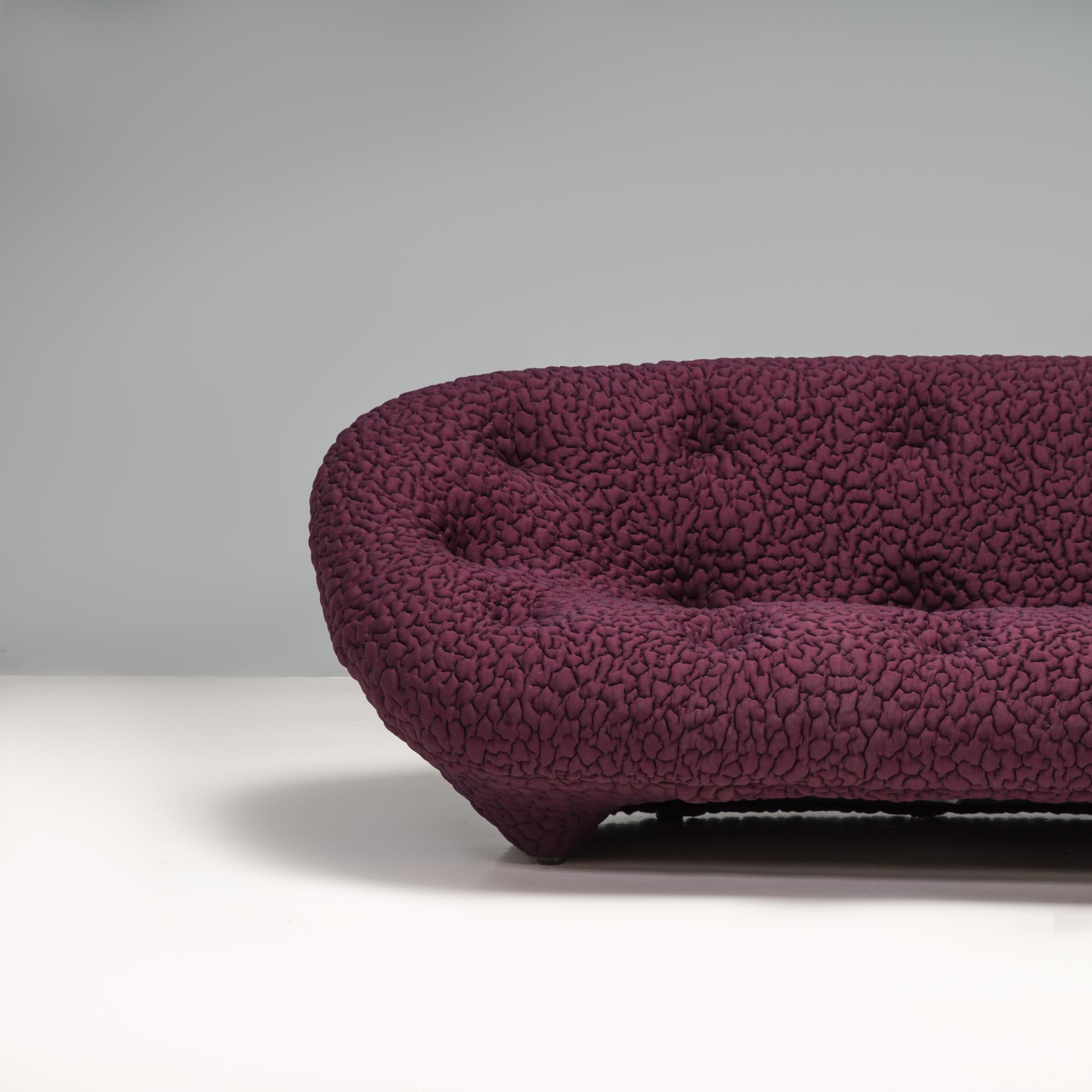 Contemporary Ligne Roset by Erwan & Ronan Bouroullec Ploum High Back Purple Sofa