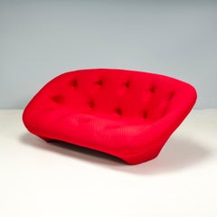 Ligne Roset by Erwan & Ronan Bouroullec Sofá Ploum Rojo Respaldo Alto