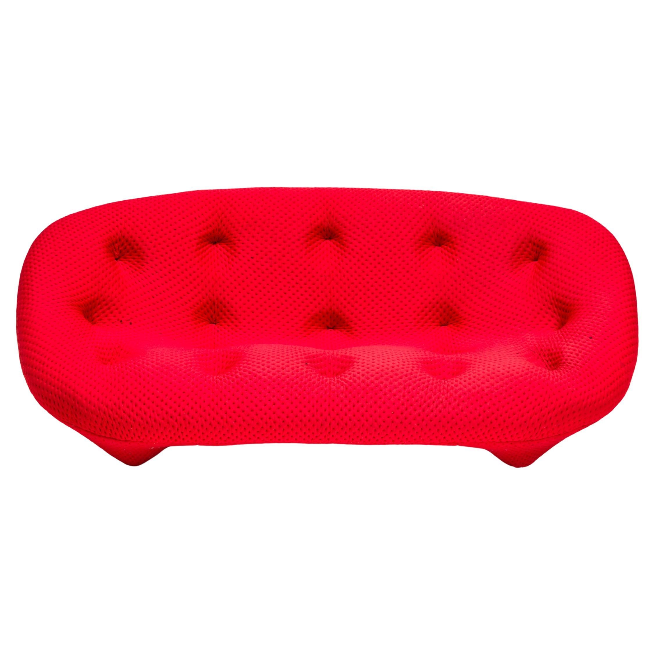 Ligne Roset by Erwan & Ronan Bouroullec Ploum High Back Red Sofa For Sale