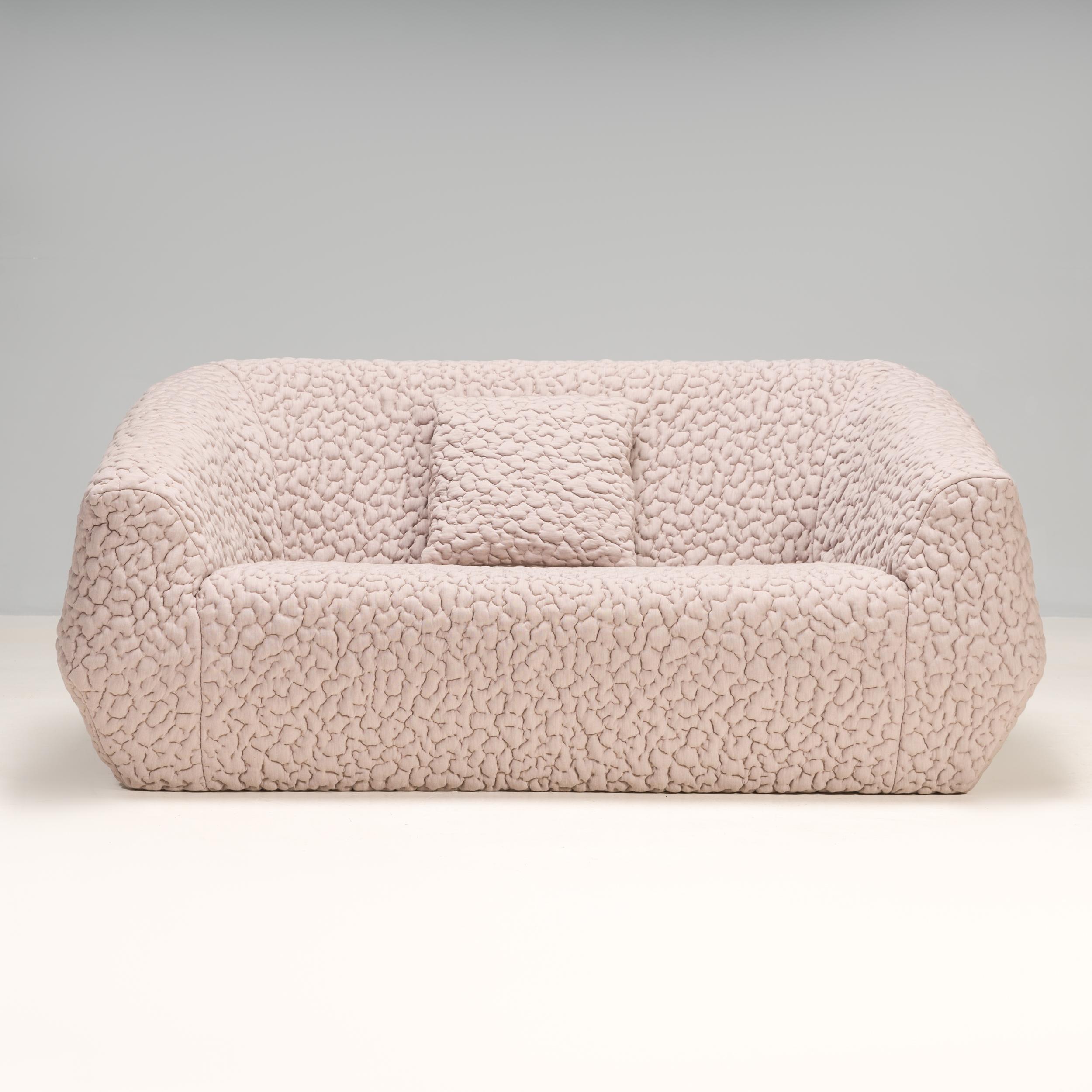 French Ligne Roset by Marie C Dorner Grey Uncover Medium Sofa