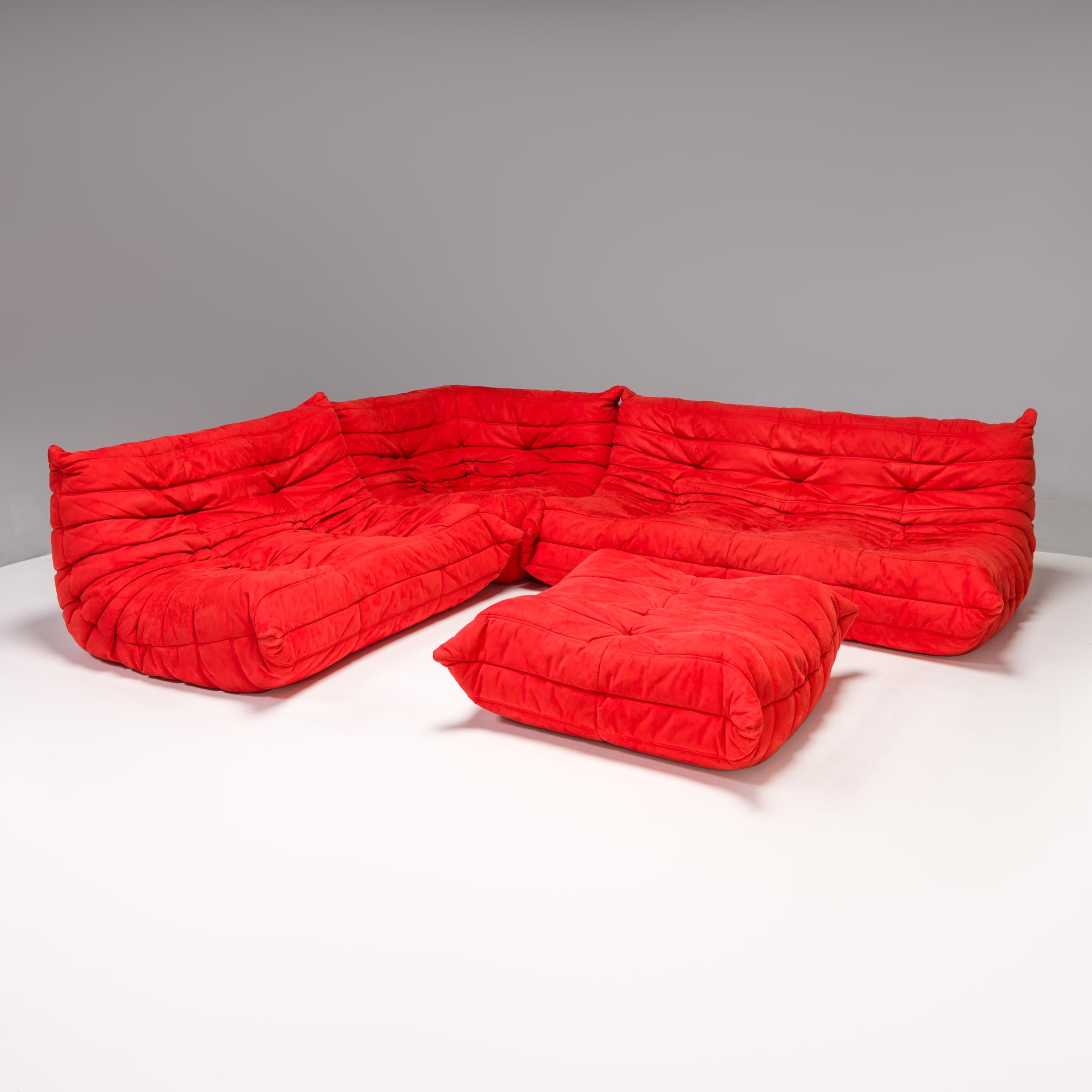 The iconic Togo sofa, originally designed by Michel Ducaroy for Ligne Roset in 1973, has become a design classic.

This four-piece modular set is incredibly versatile and can be configured into one large corner sofa or split for a multitude of