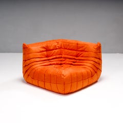 Ligne Roset by Michel Ducaroy Orange Togo, Set of Three